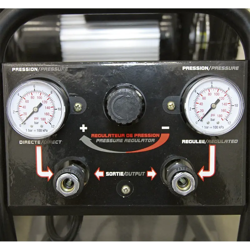 Compressor 100Ltr Belt Drive 3Hp With Front Control Panel 1