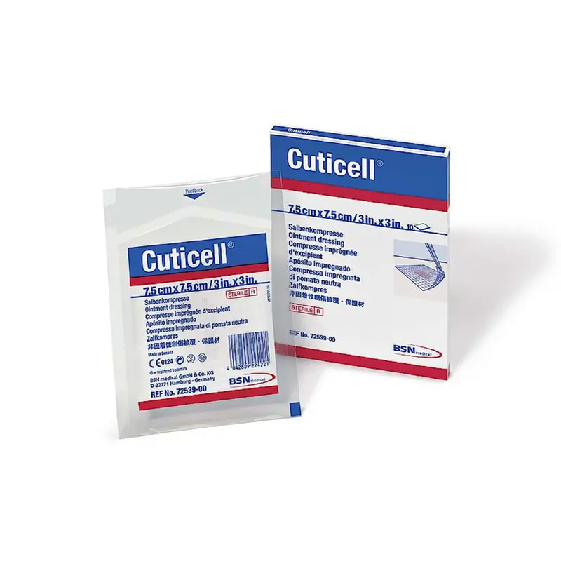 Cuticell Sterile Non-Adherent Dressings With Non-Medicated Ointment 1