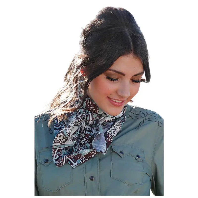 Cxx7207028 Cruel Girl Wild Rag - Green Print 1