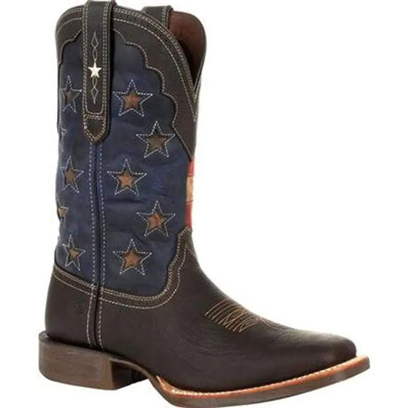 Ddb0303 Durango Men's Pro Vintage Flag Western Cowboy Boot 1