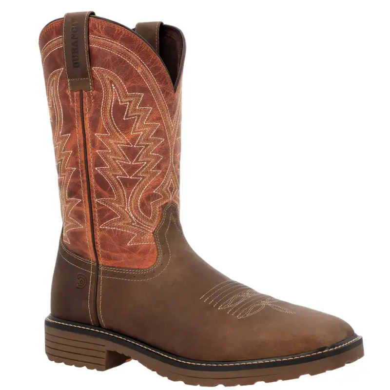 Ddb0528 Durango Men's Workhorse Steel Toe Work Boot - Tan Saddle Rusty Blaze 1
