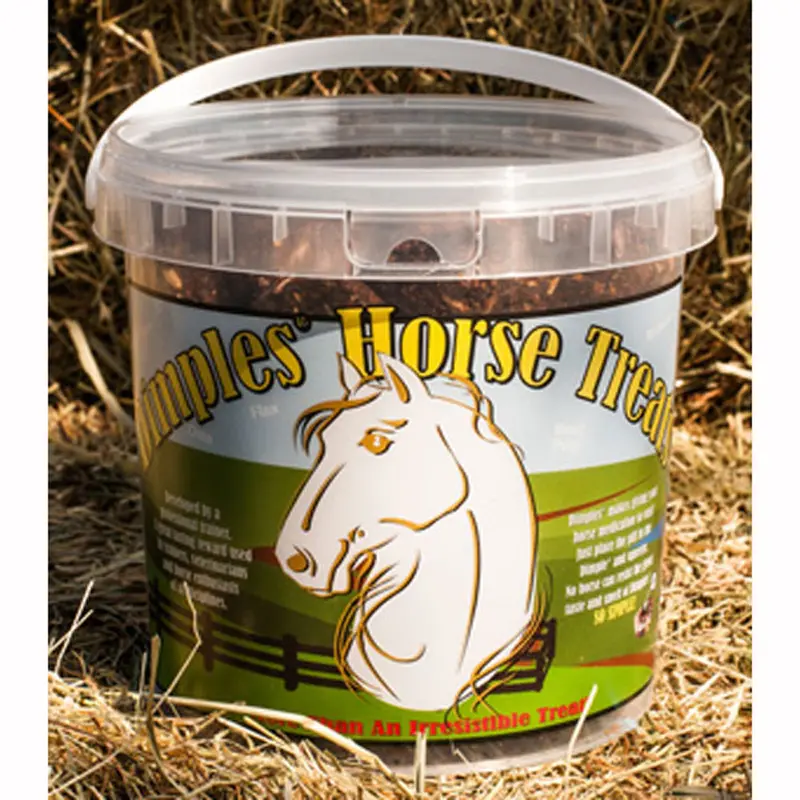 Dimples Horse Treats With Pill Pocket 3 Lb Tub 1