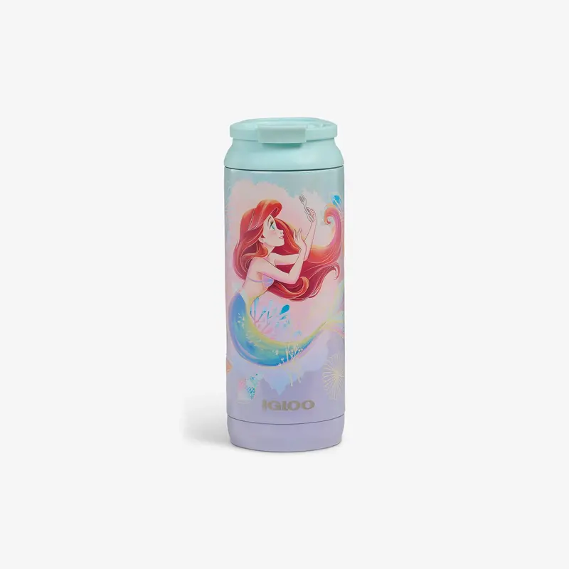 Disney The Little Mermaid 16 Oz Flip ‘N’ Sip Tumbler 1