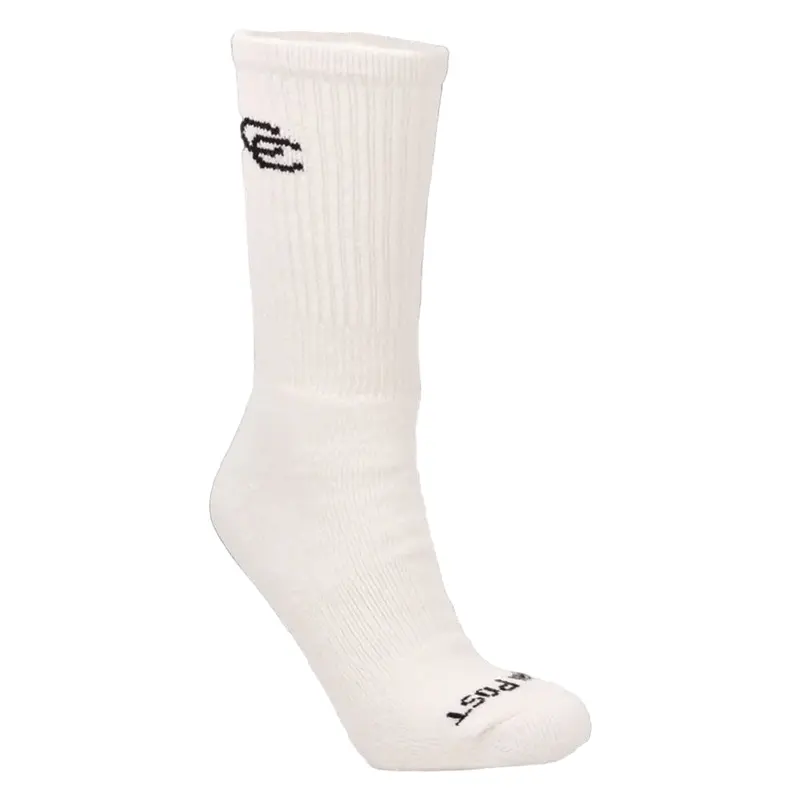 Dpcbm Dan Post Men's All Around Crew Socks 2 Pack - White 1