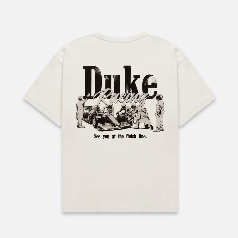 Dr Grey Pit Stop Vintage White T-Shirt 1