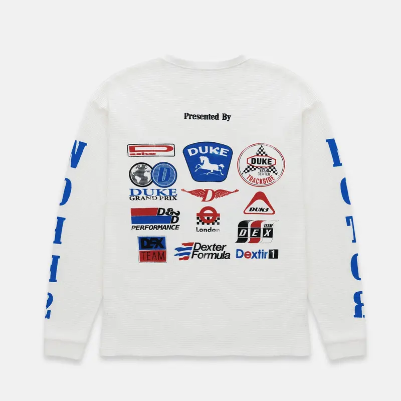 Dr Sponsors Vintage White Waffle Top 1