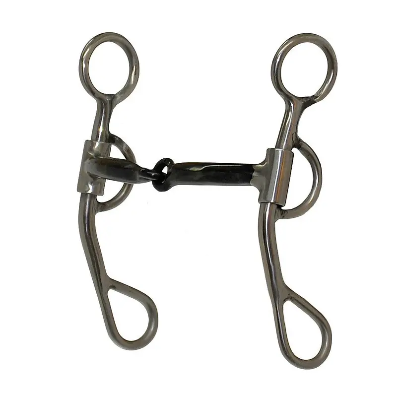 Dr049 Diamond R Argentine Smooth Sweet Iron Snaffle Bit- 5 Inch 1