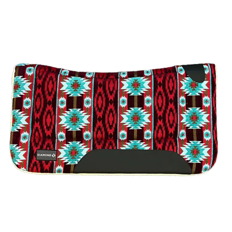 Dr113tr Reinsman Diamond R Square Contour Aztec Saddle Pad 1