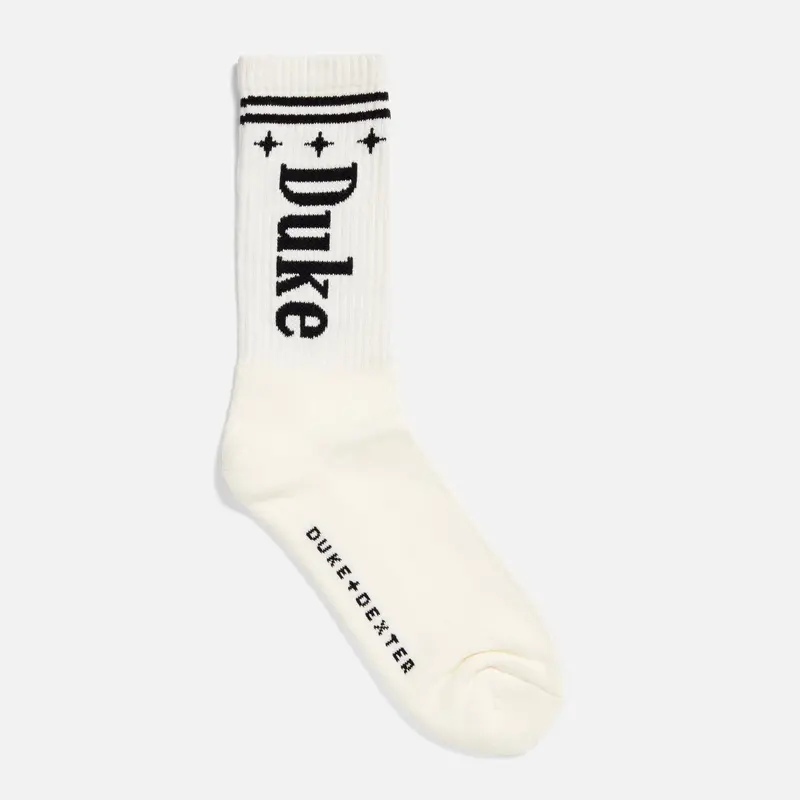 Duke White + Black Sock 1