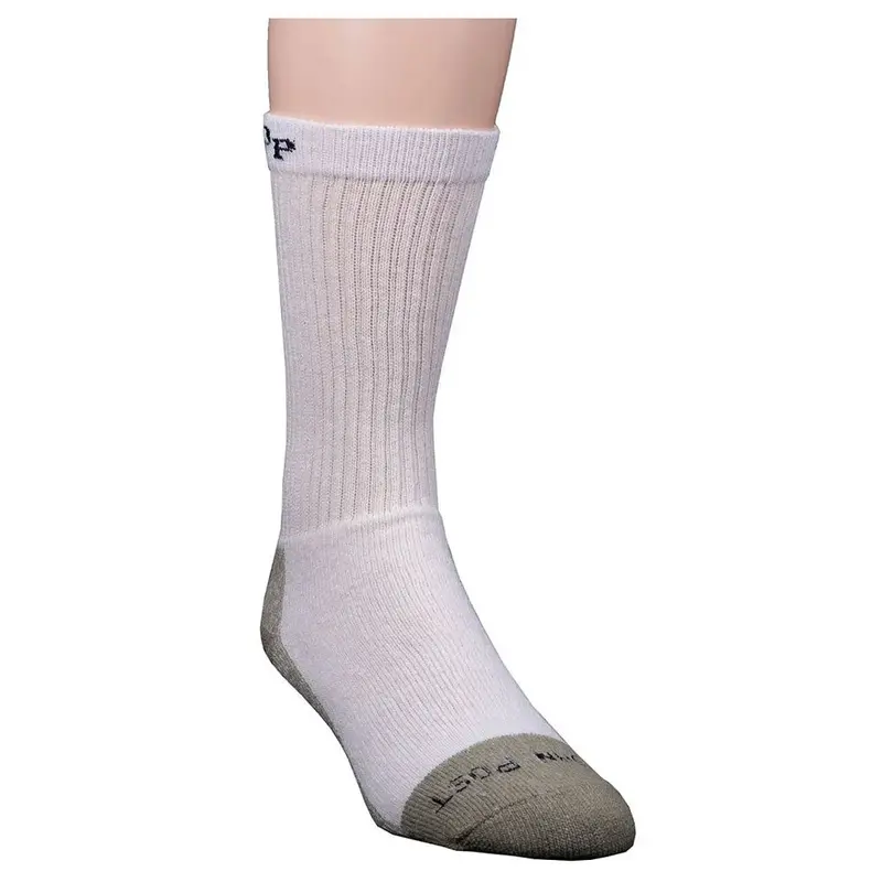 Dwms Dan Post Men's Work Outdoor Mid Calf Socks - Natural Size 10-13 1