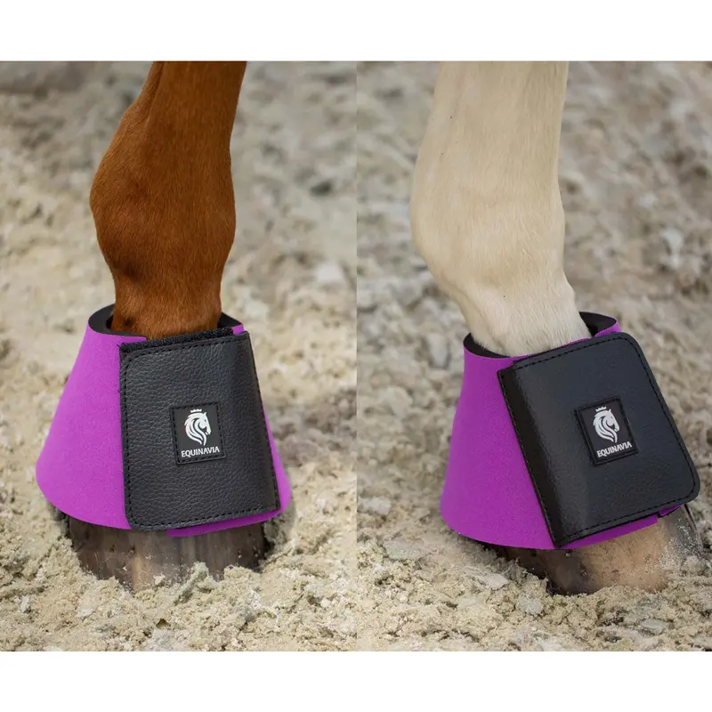 E18009-Bpu Equinavia Toki Neoprene Overreach Boots - Bright Purple 1
