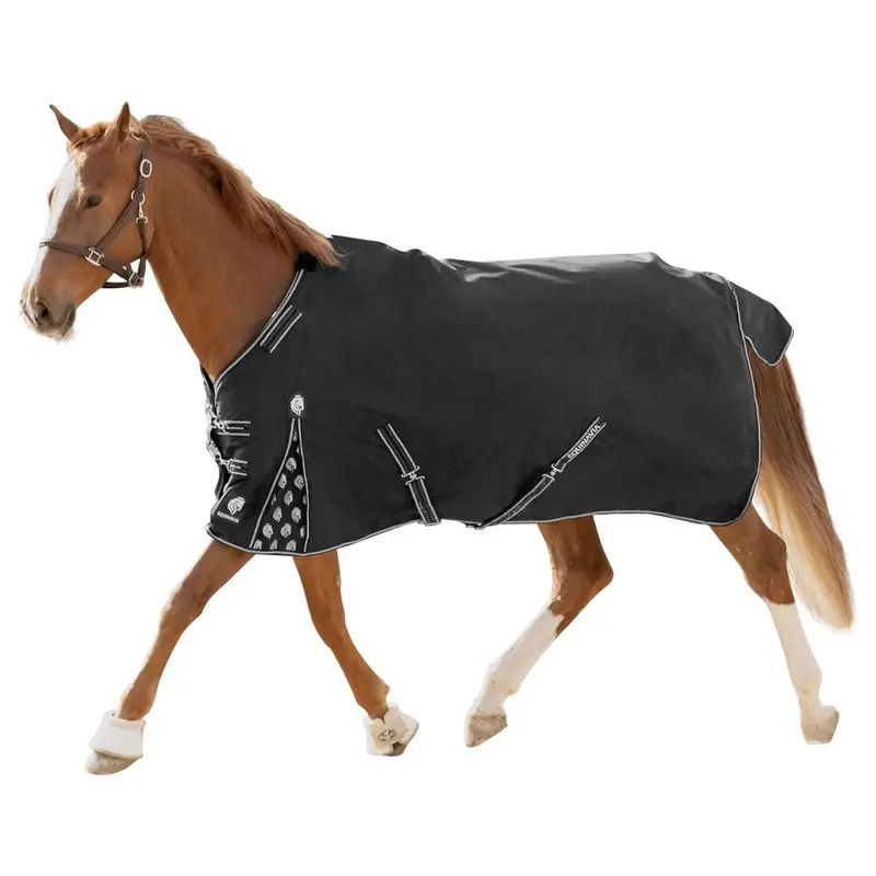 E24004-Bl Equinavia Norse Mid Weight Turnout Blanket 200G - Black 1