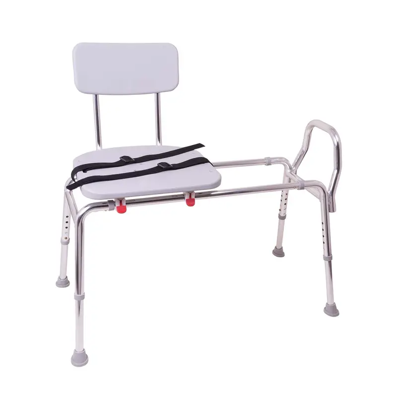 Eagle Health Sliding Transfer Bench W/ Seat & Back 1