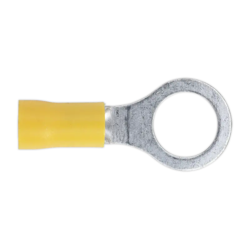 Easy-Entry Ring Terminal Ø10.5Mm (3-8") Yellow Pack Of 100 1