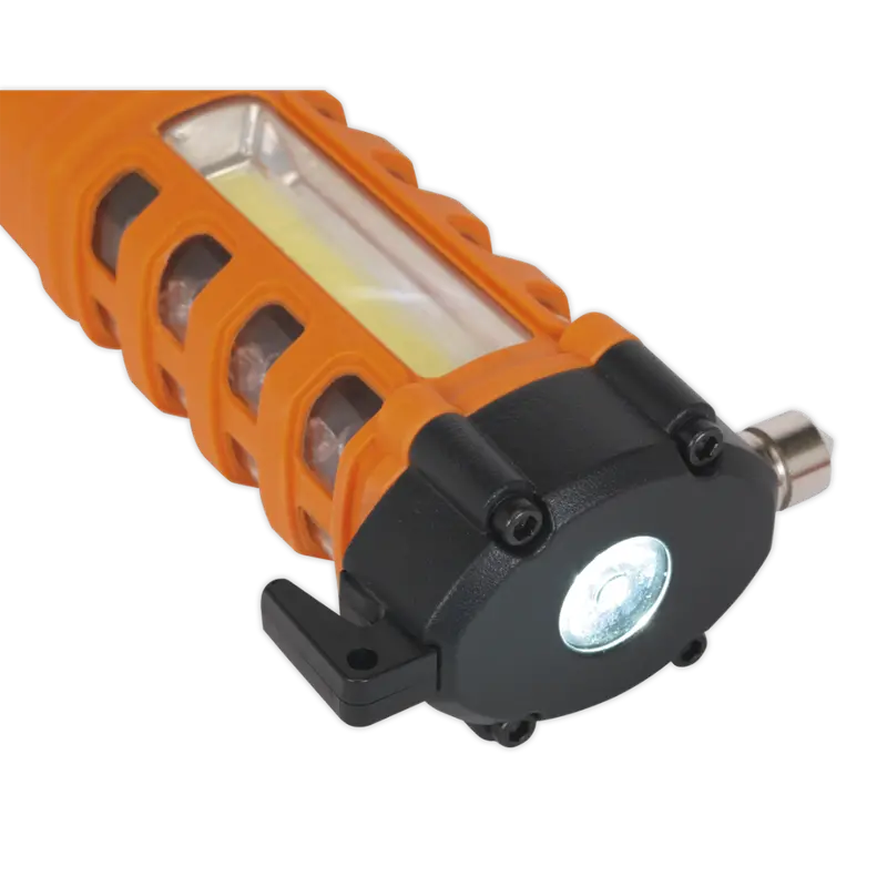 Emergency Torch-Belt Cutter-Hammer - 2W Cob + 16 Red Led + 1W Led 3 X Aa Cell 1