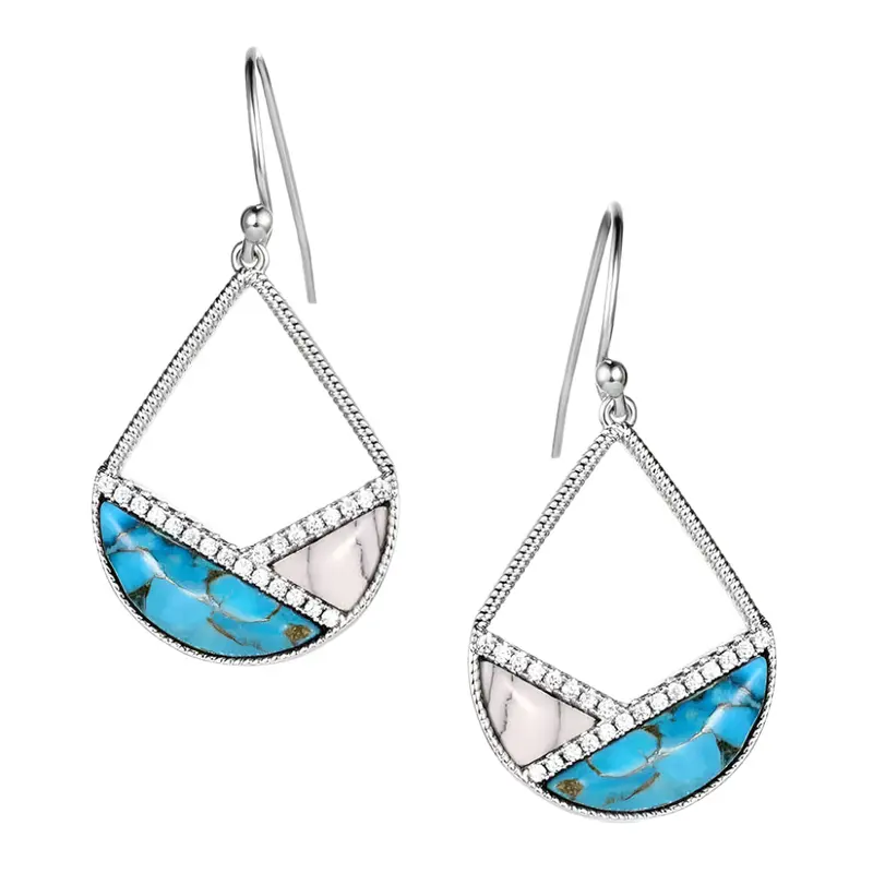 Er6314 Montana Silversmiths Canyon Drop Earrings 1
