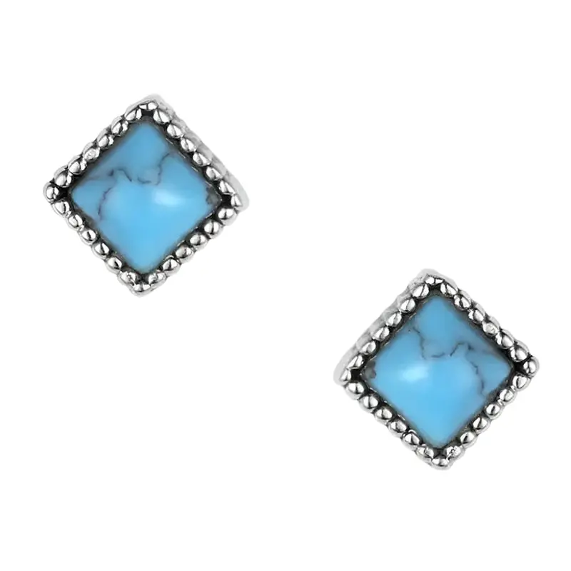 Er6326 Montana Silversmiths Desert Turquoise Earrings 1