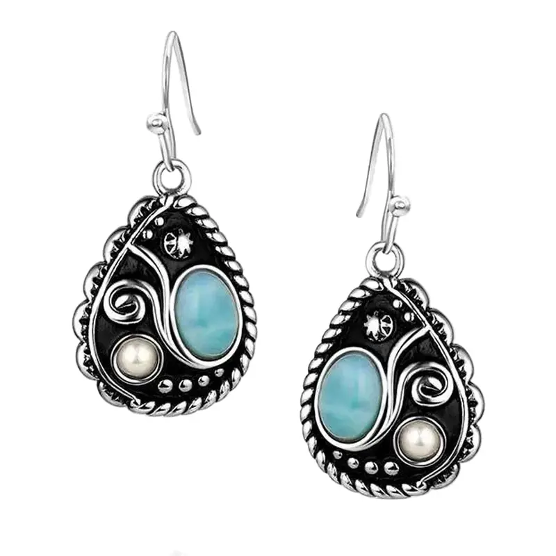 Er6402 Montana Silversmiths Cowgirl Credo Earrings 1