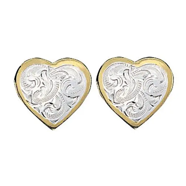 Er69g Classic Montana Heart Earrings Montana Silversmiths 1