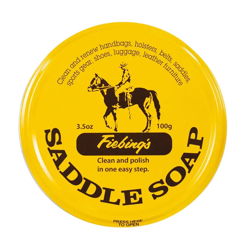 Fiebing's Yellow Saddle Soap Round Tin 12Oz 1