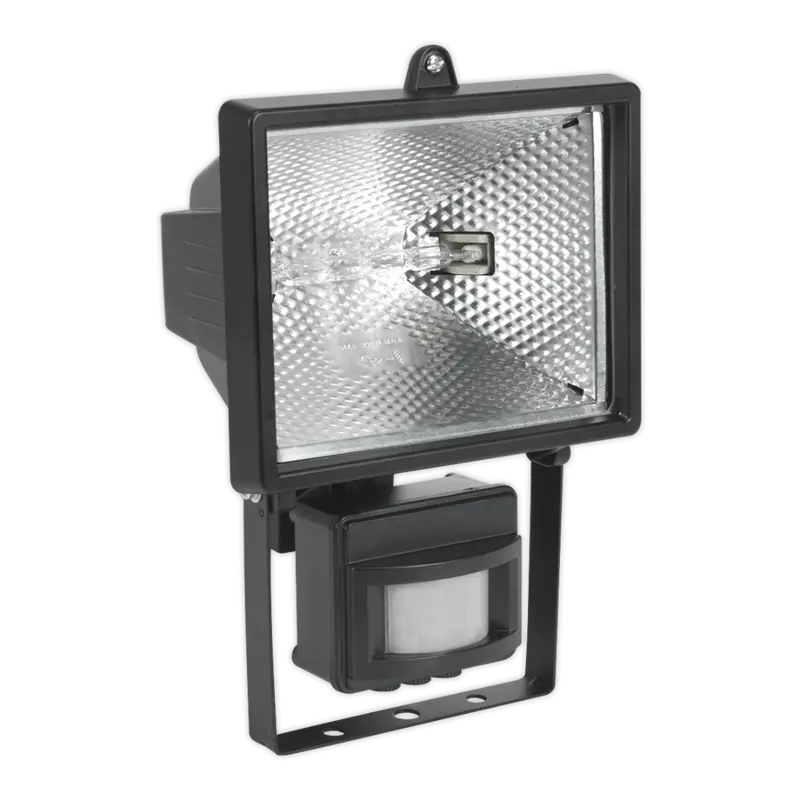 Floodlight With Wall Bracket & Pir Sensor 400W-230V Tungsten-Halogen C-Class 1