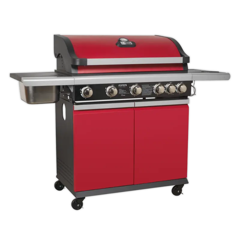 Gas Bbq 5 Burner + Side Burner & Side Bowl 1