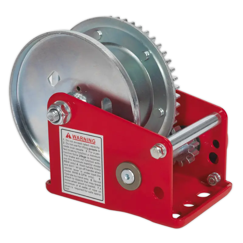 Geared Hand Winch With Brake 540Kg Capacity 1