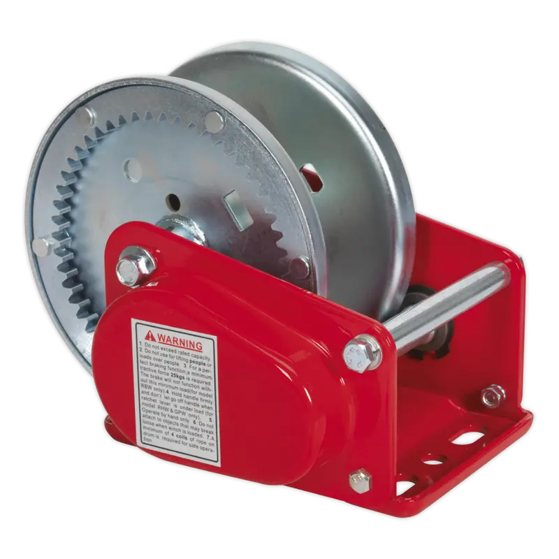 Geared Hand Winch With Brake 900Kg Capacity 1