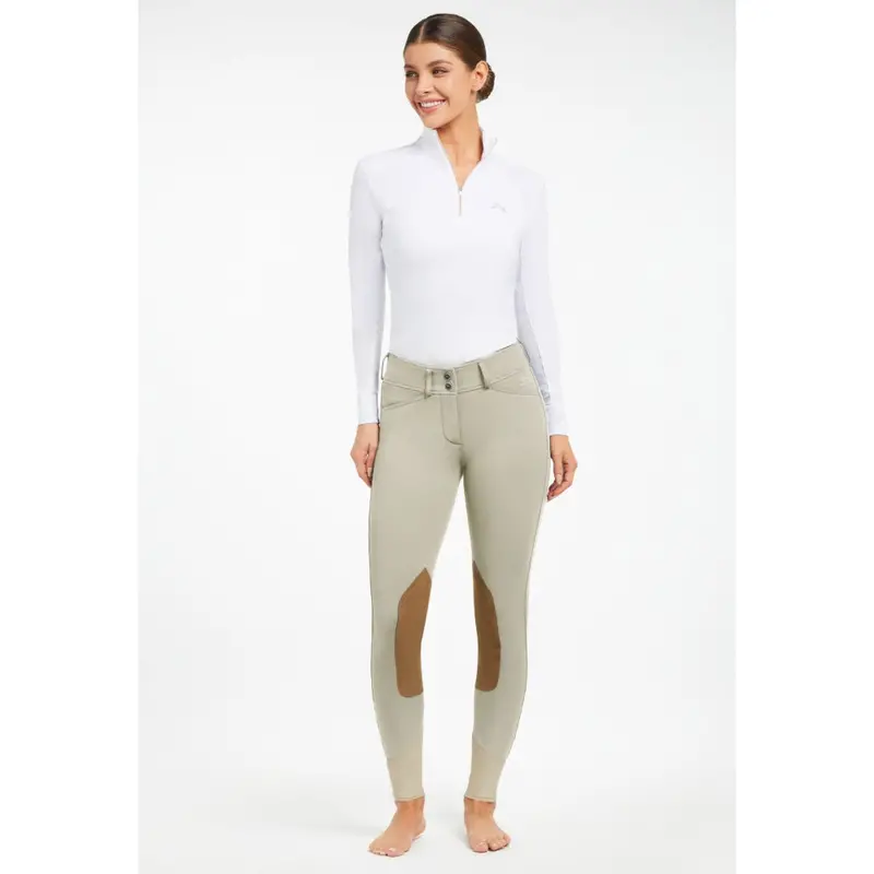 Gr7851 Rj Classics Women's Gracie Knee Patch Breech - Sand 1