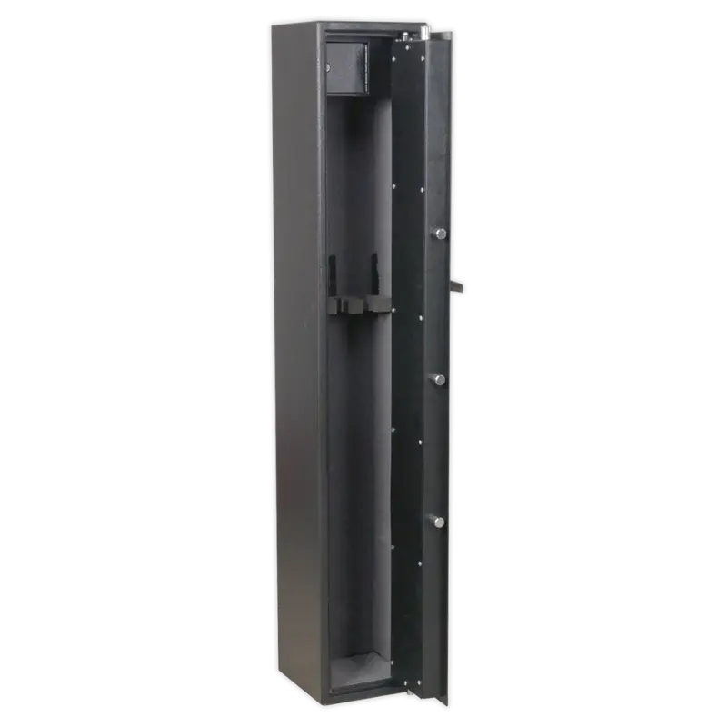 Gun Cabinet With Ammo Box & Key Lock 3 Gun Capacity 1
