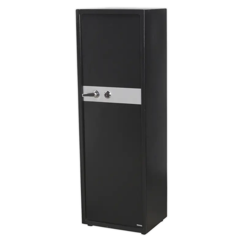 Gun Cabinet With Ammo Box & Key Lock 8 Gun Capacity 1
