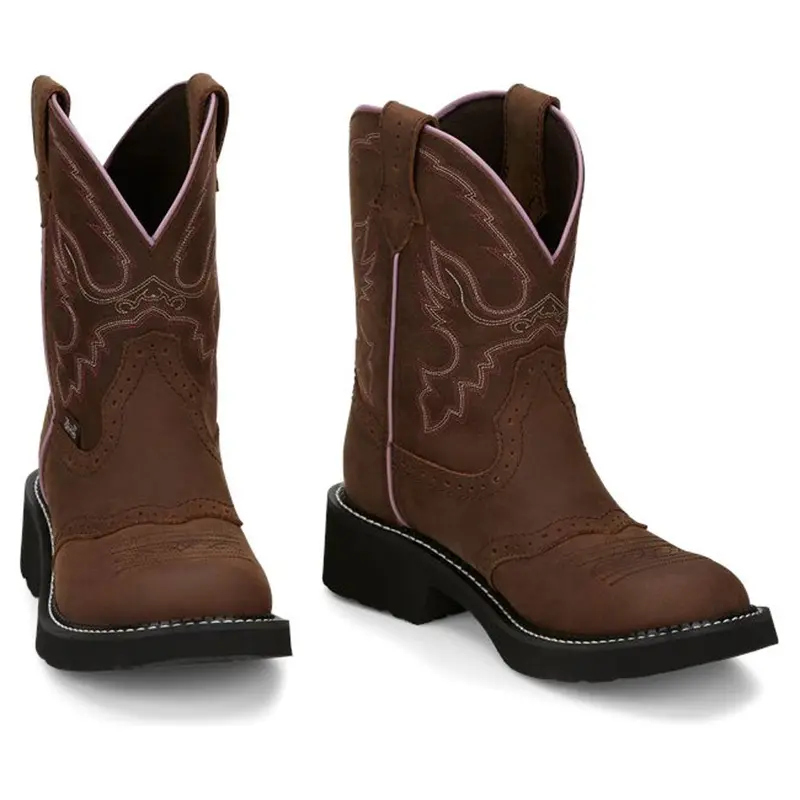 Gy9903 Justin Ladies Gemma Gypsy Cowboy Boot - Aged Bark 1