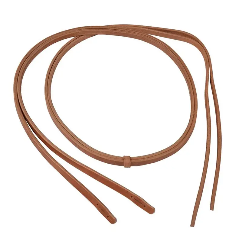 H1286 Wire Horse Split Reins - Harness Leather 1