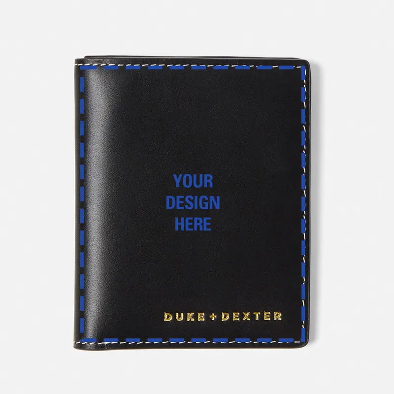 Hand-Painted Black + White Wallet 1