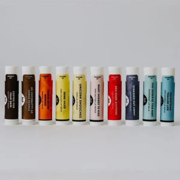 Heels Down Natural Lip Balm Perfect Horse Girl Gift 1