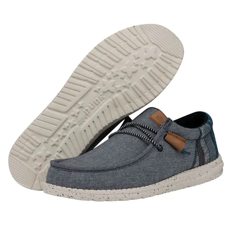 Hey Dude Men's Wally Funk Baja Shoe - Navy 1
