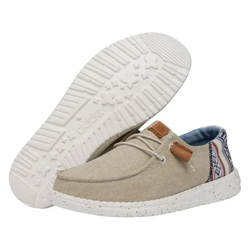 Hey Dude Wendy Funk Baja Shoe - Natural 1