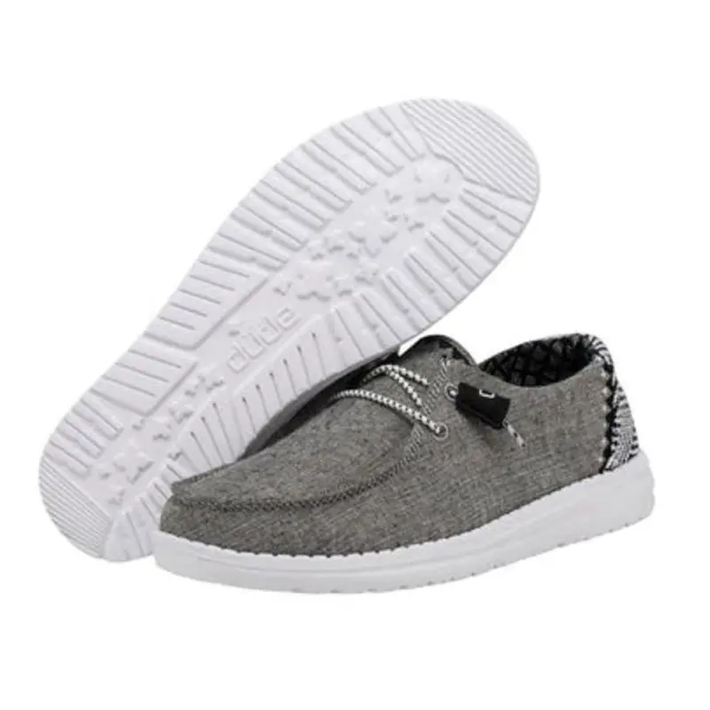 Hey Dude Women's Wendy Shoe Chambray - Onyx 1