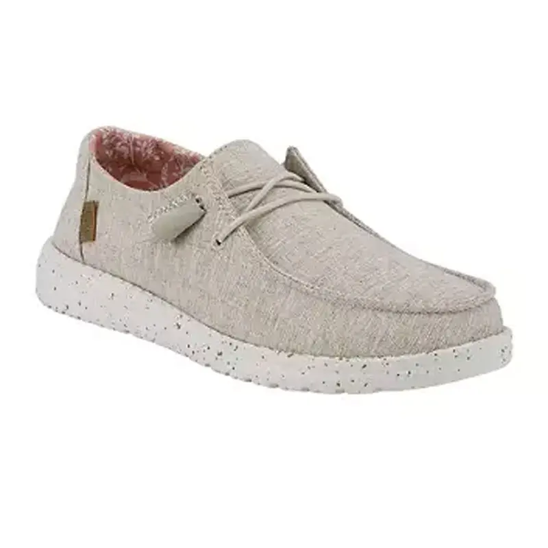 Hey Dude Women's Wendy Shoe Chambray - White Nut 40058-2Bk 1