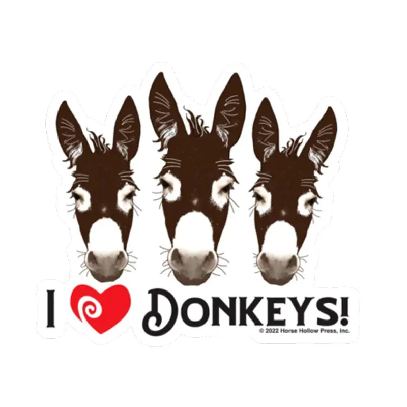 I Love Donkeys! Magnet 1