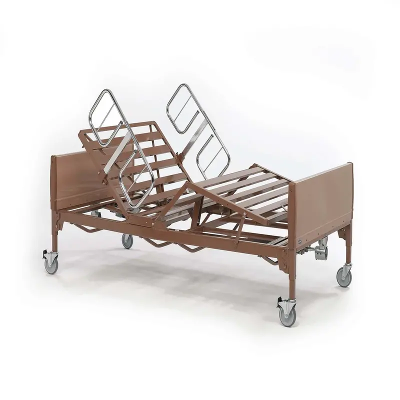 Invacare Heavy-Duty Bariatric Bed Bundle, Bariatric Foam Mattress And Heavy Duty Half Rails, Fully Electric Hospital Bed For Home Use 1