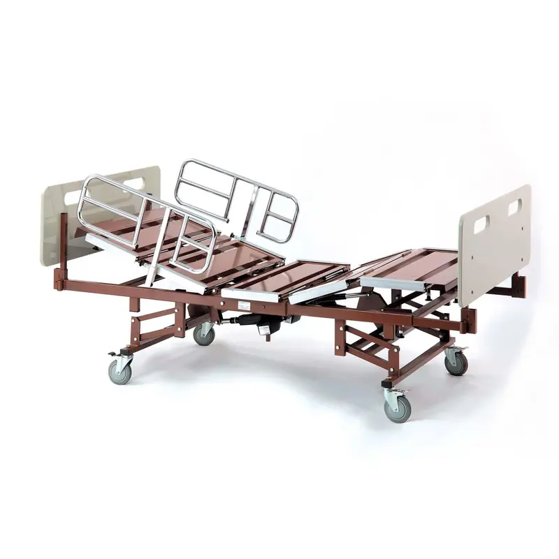Invacare Heavy-Duty Bariatric Homecare Bed W/ Half Length Bed Rails, Full Electric Hospital Bed 1