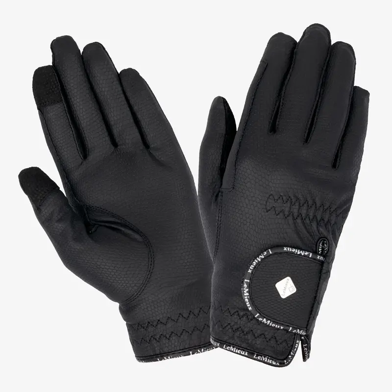 It00052 Lemieux Classic Riding Gloves - Black 1