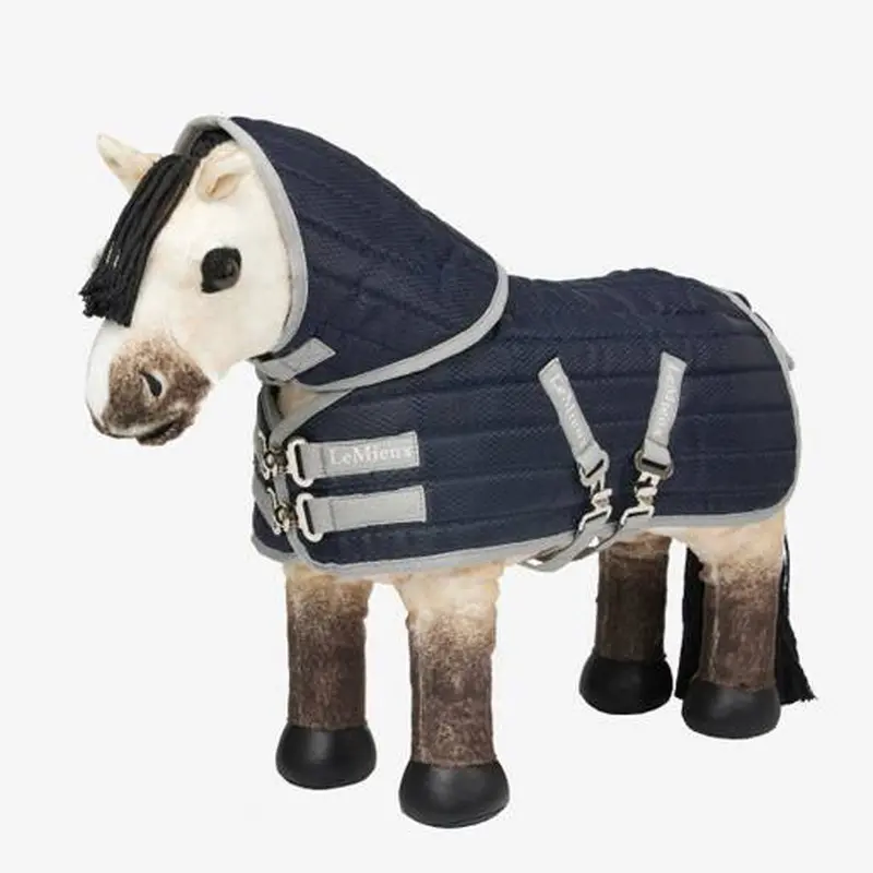 It03742 Lemieux Toy Pony Stable-Tek Rug - Navy 1