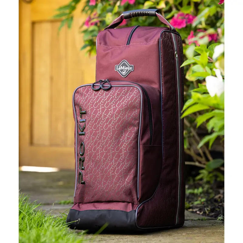 It04516 Lemieux Elite Pro Boot & Hat Bag - Burgundy 1