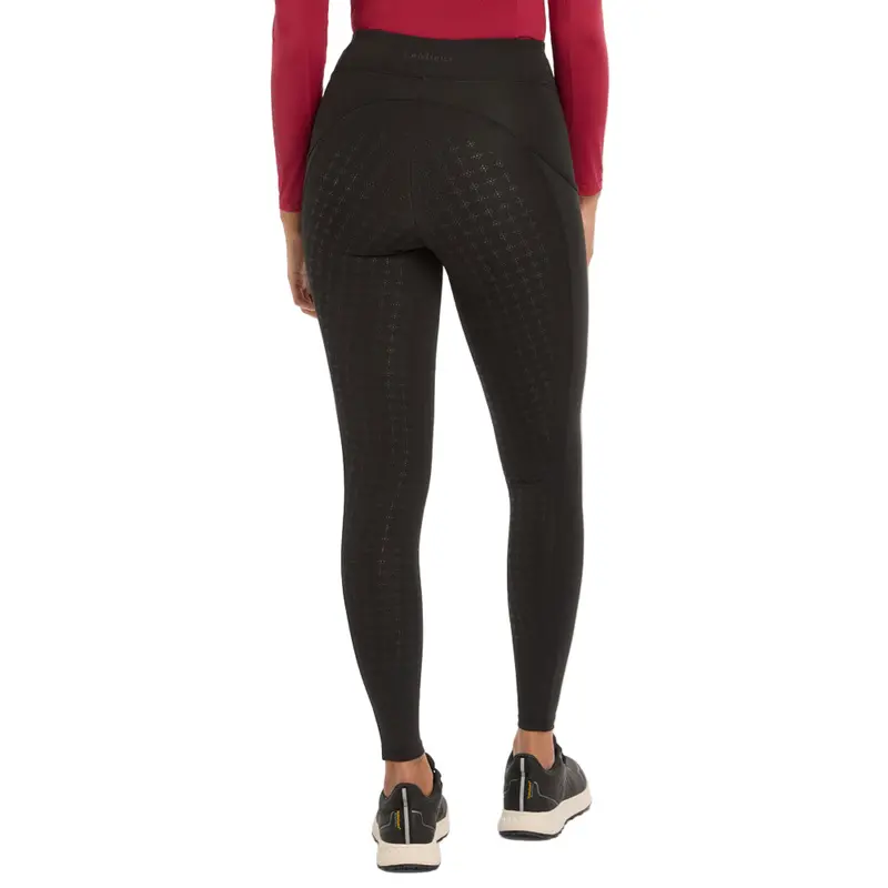It05125 Lemieux Women's Naomi Pull On Full Seat Breeches - Black 1
