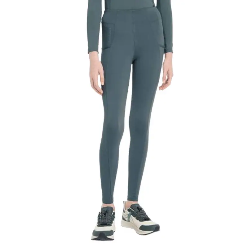It05538 Lemieux Young Rider Orla Full Seat Pull On Breeches - Petrol 1