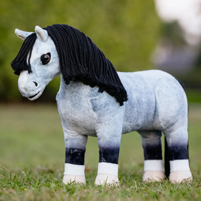 It06299 Lemieux Toy Pony Mini Plush Pony - Storm Blue Roan 1