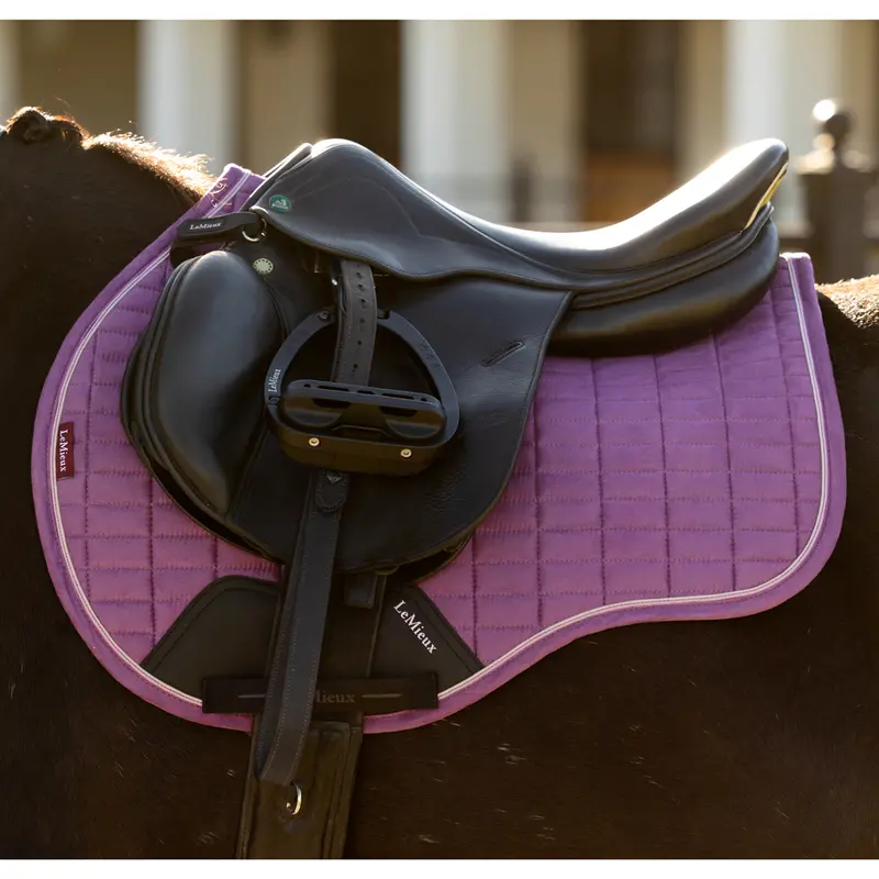 It08273 Lemieux Suede Gp General Purpose Saddle Pad - Mallow 1