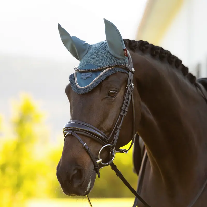 It08283 Lemieux Loire Satin Fly Veil Hood Lycra Bonnet - Jungle 1
